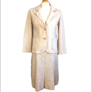Vintage Wool Blend 2 piece Skirt Suit